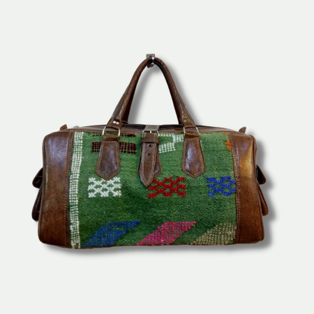 Leather Duffle Bag Vintage
