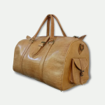 Duffle Bag Leather Natural