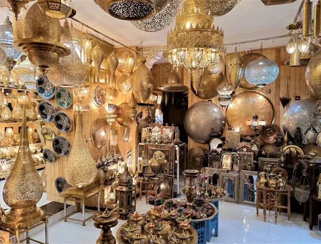 Local Moroccan Store of Moroccan Lamps and Moroccan Lanterns
