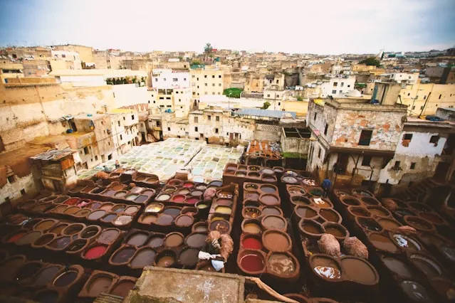 Beautiful Tanneries in Morocco